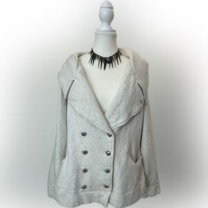 Harley Davidson Double Breasted Cotton Blend Hoodie -size 2XL